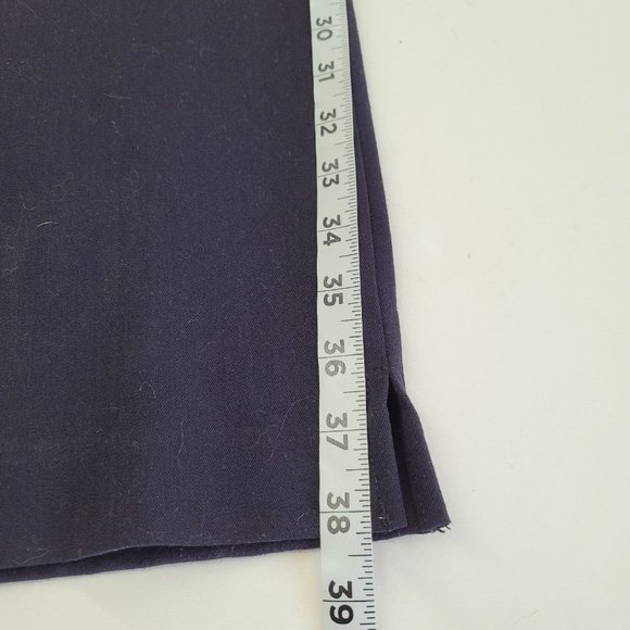 Coldwater Creek Pants Womens‎ 14Navy Blue Natural Fit Dress Trouser Office - Picture 11 of 12